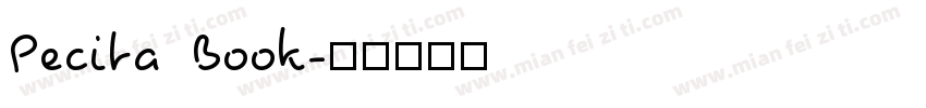 Pecita Book字体转换